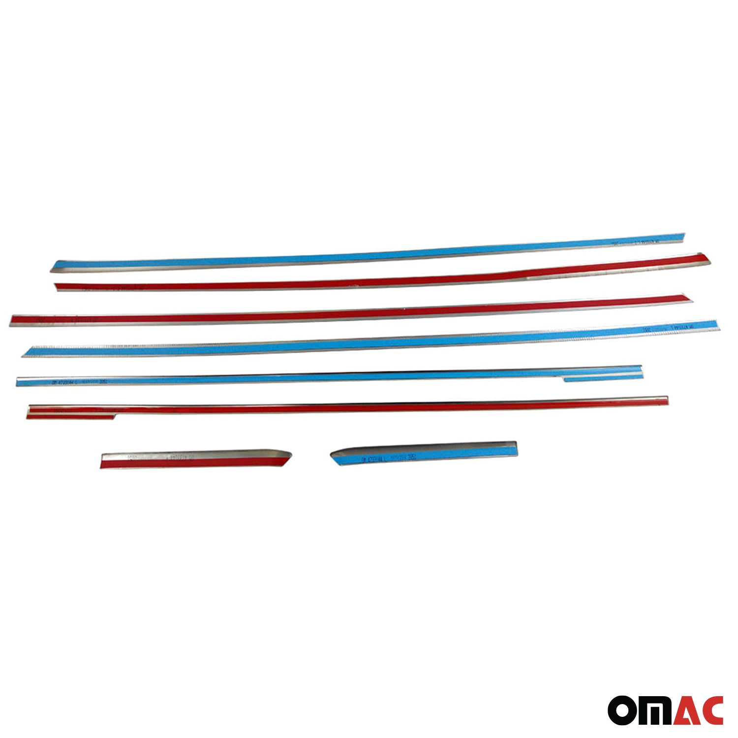 Garniture de Fenêtre pour Mercedes Vito W447 L2 2014-2026 Acier Inox 8Pcs