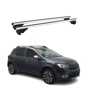 Barres de toit Transversales pour Dacia Sandero Stepway 2012-2020 Alu Argent