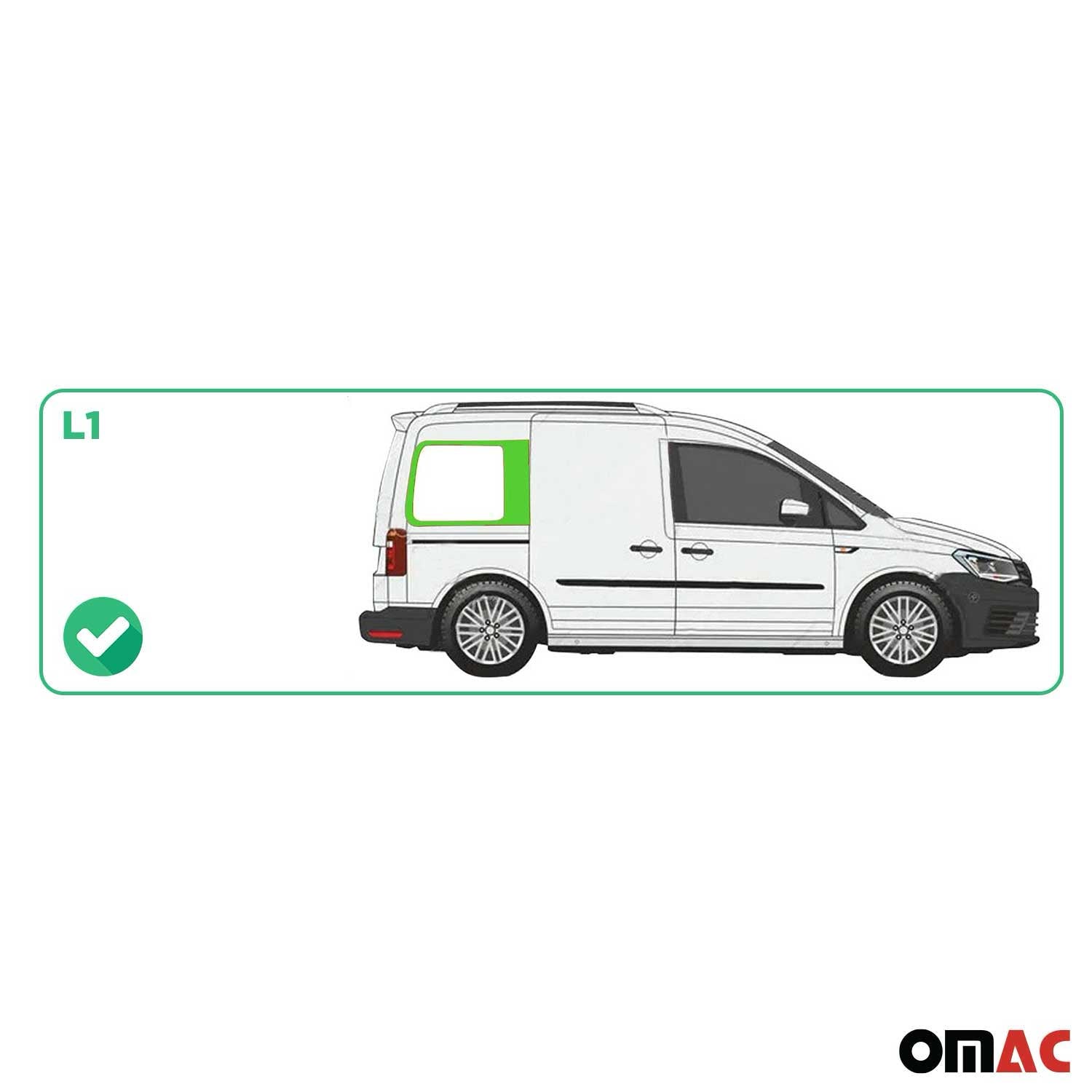 Vitre de Porte pour VW Caddy 2003-2020 L1 Arrière Droit Verre fixe