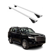 Barres de toit transversales pour Toyota Land Cruiser J250 2024 Gris Fer 2x