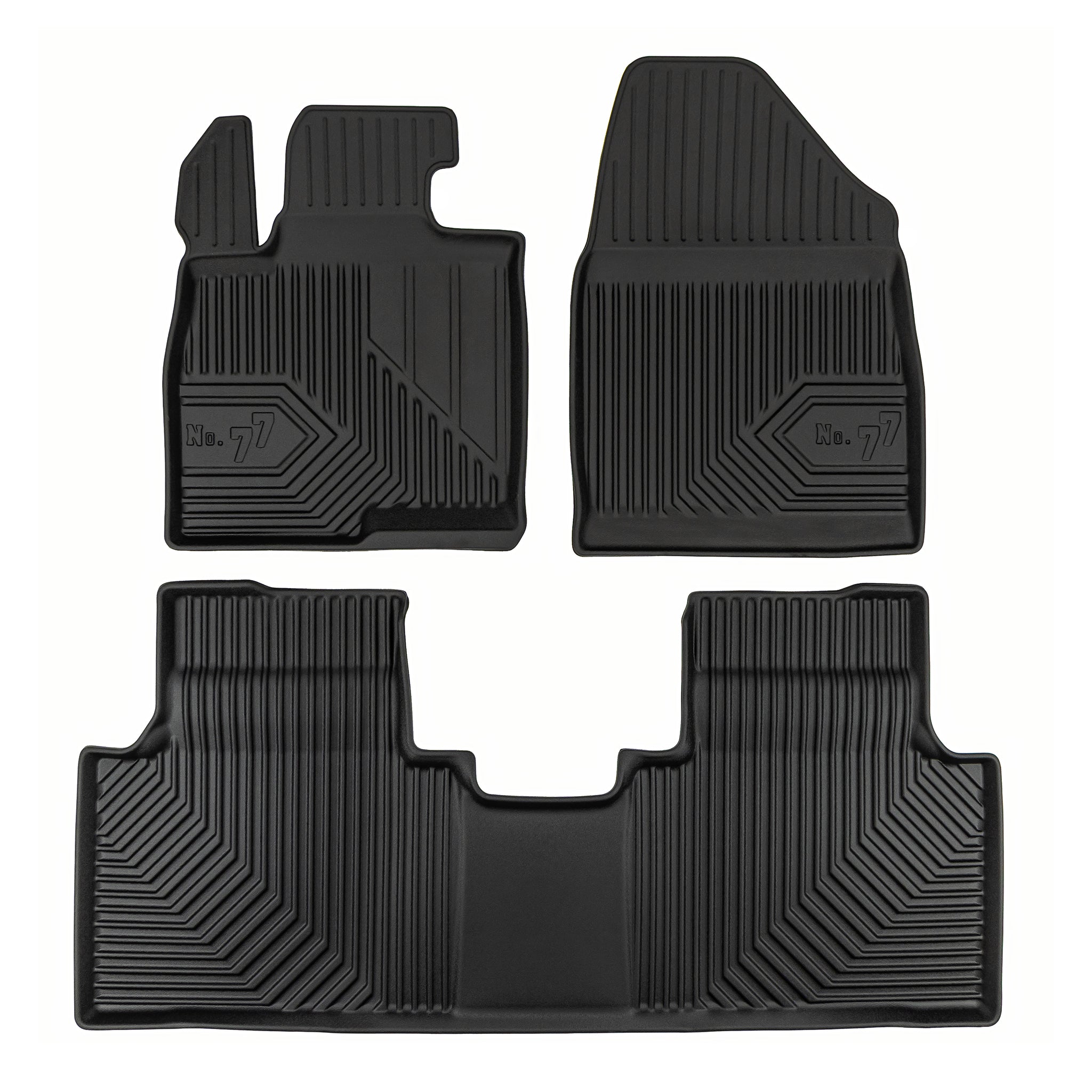 Tapis de Sol de Voiture pour BAIC Beijing X7 2020-2026 TPE Imperméable 3Pcs