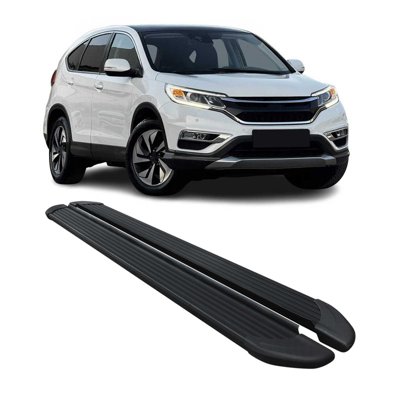 Marchepieds Latéraux pédale pour Honda CR-V 2012-2015 Noir Aluminium 2Pcs