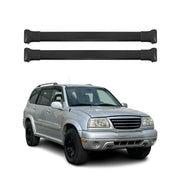 Barres de toit transversales pour Suzuki Grand Vitara 1998-2006 Aluminium Noir