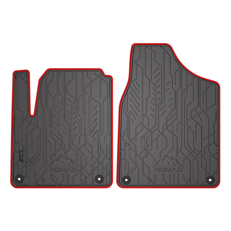 Tapis de sol pour Seat Alhambra 1996-2010 / VW Sharan 1995-2010 Noir-Rogue 2Pcs