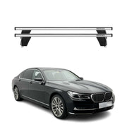Menabo Barres de toit transversales pour BMW Série 7 G11 G12 2015-2022 Gris