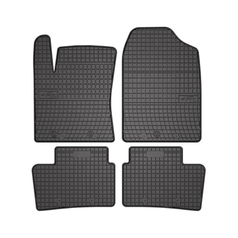 Tapis de Sol pour Hyundai i10 2013-2019 Caoutchouc Noir