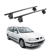 Barres de toit transversales acier pour Renault Megane I HB Break 1996-2003 Noir