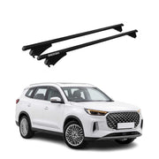 Tiger Barres de toit transversales pour Chery Tiggo 8 2024-2026 Aluminium Noir