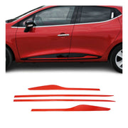 Garniture Baguette de porte latérale pour Renault Clio 2012-2019 en inox rogue