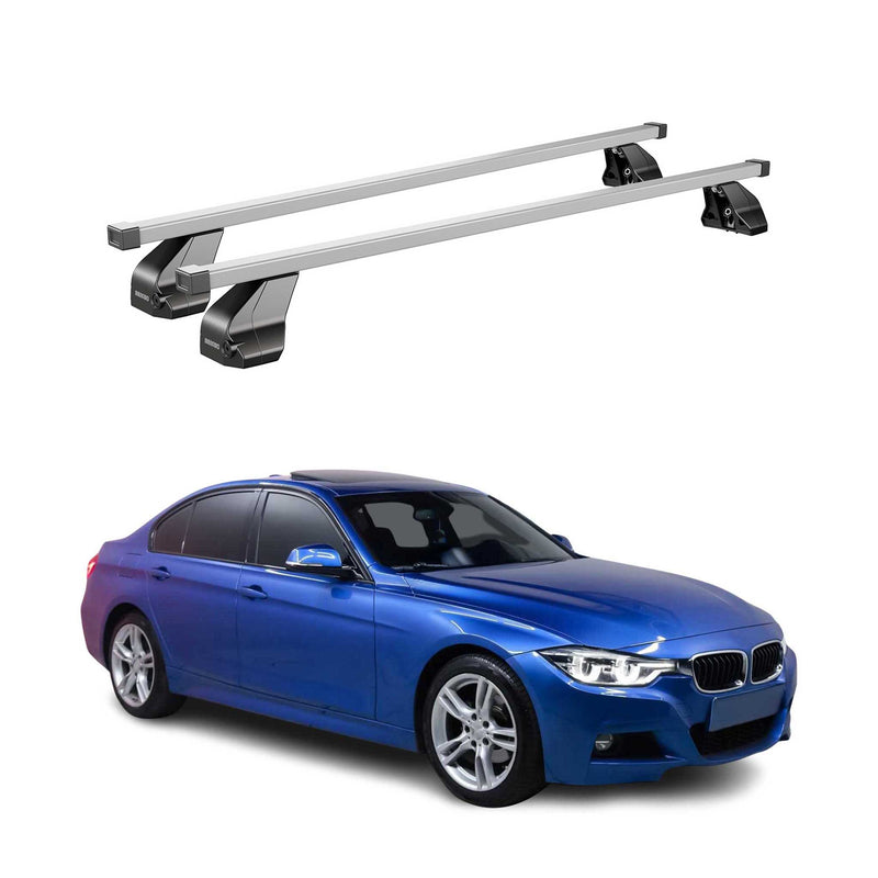 Barres transversales Menabo pour BMW Série 3 F30 2012-2019 Acier Gris