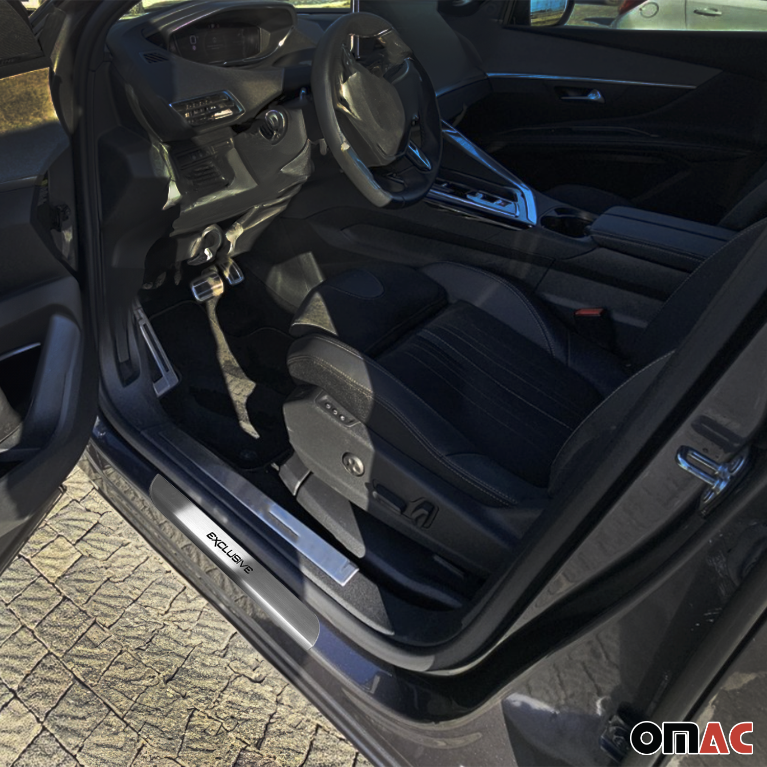 Couverture de Seuil de porte pour Peugeot 5008 2017-2026 inox Exclusive 4x