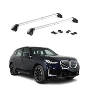 Barres de toit ajustables transversales pour BMW X3 G45 2026-26 Alu Argente 2x