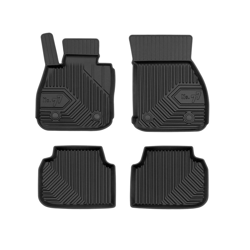 Tapis de Sol de Voiture pour Mini Clubman II F54 2015-2024 TPE Durable Noir 4Pcs