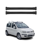 Barres de toit transversales pour Fiat Panda 2012-2024 Aluminium Noir