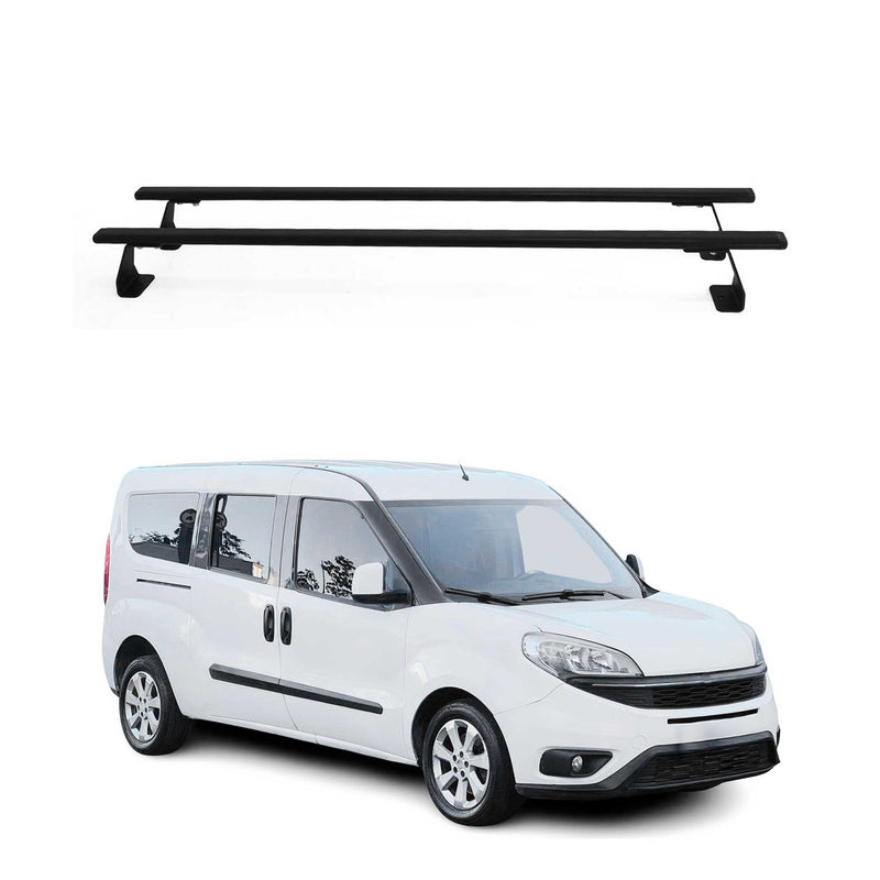 Barres de toit pour Opel Combo D 2011-2018 2 Pcs en Acier Noir