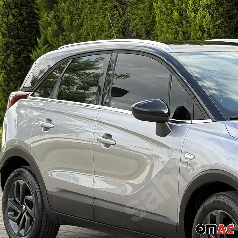 Garniture de Fenêtre pour Opel Crossland X 2017-2025 Acier Inox 8Pcs