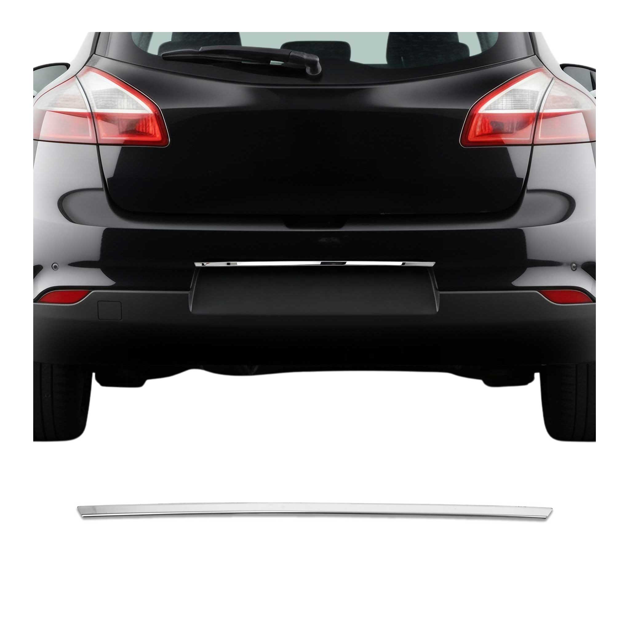 Garniture de Hayon Coffre pour Renault Megane III Grandtour acier inox