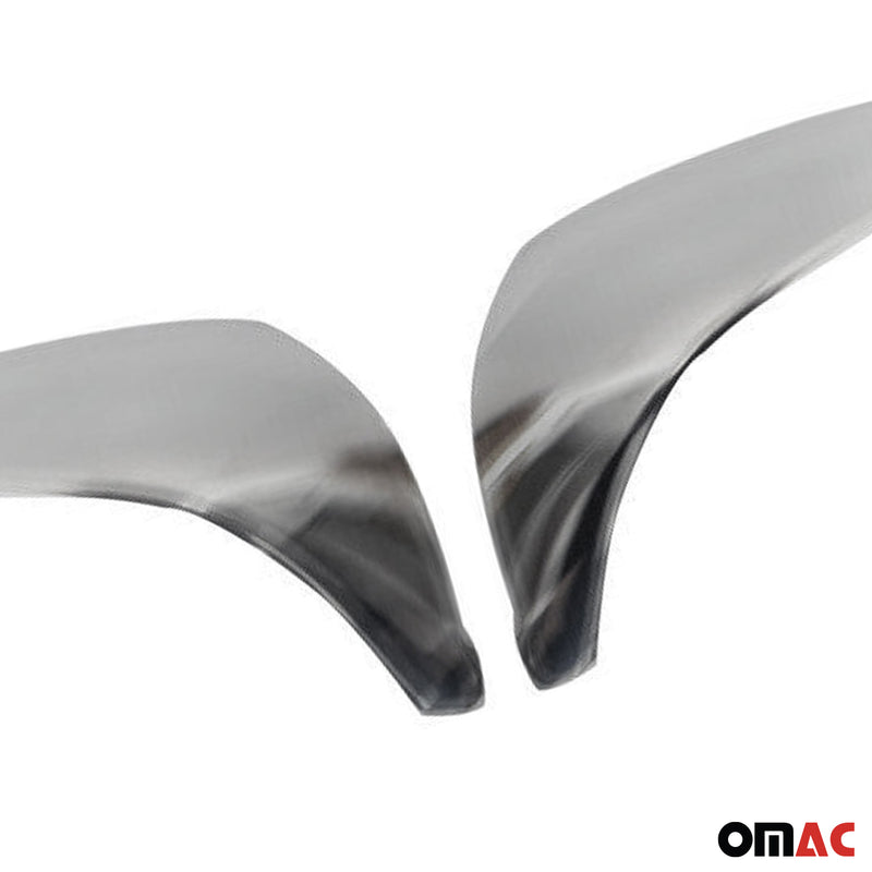 Coques de Rétroviseurs pour Hyundai ix35 2009-2015 Inox Brossé Chromé 2x