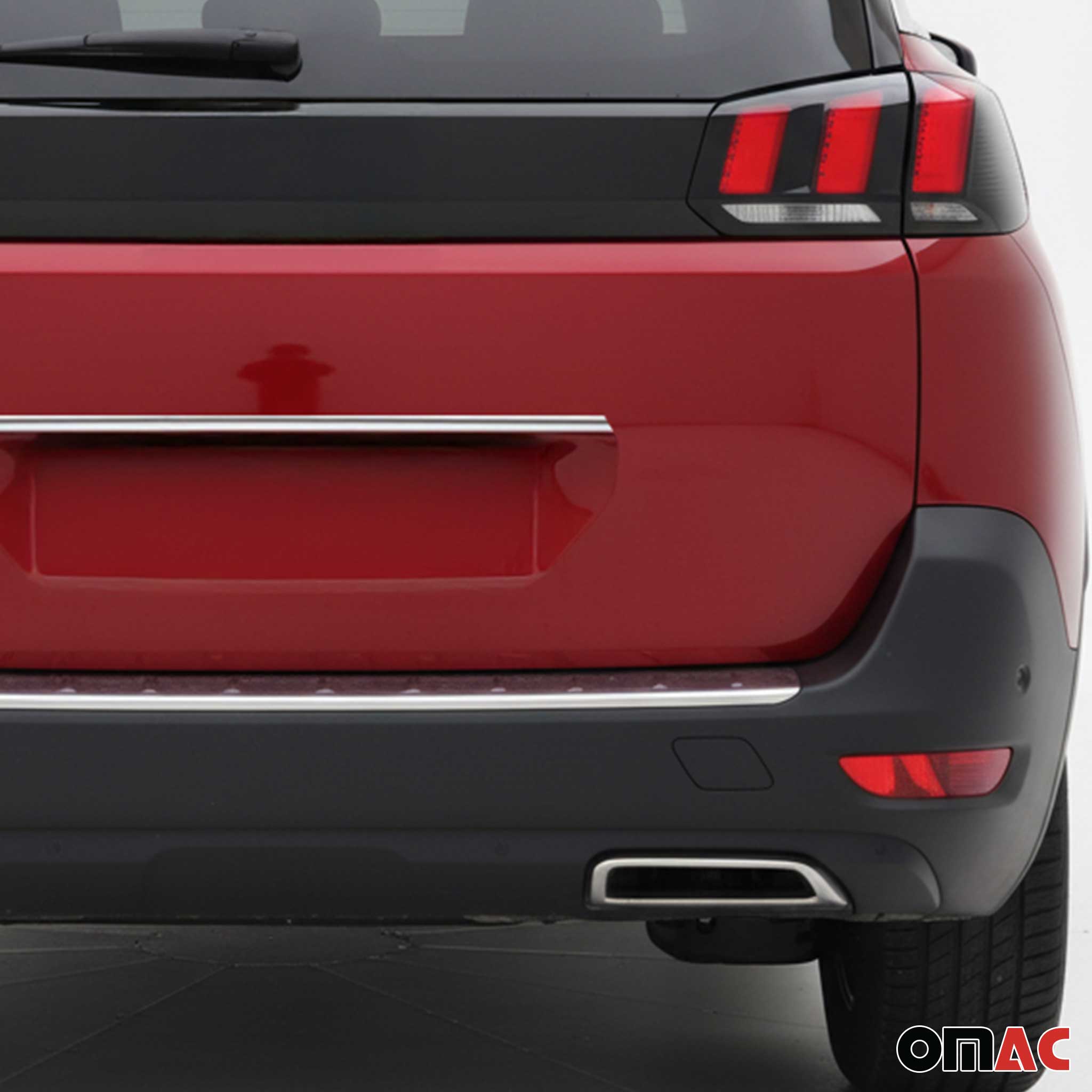 Garniture de Hayon Coffre pour Peugeot 5008 II 2017-2024 acier inox
