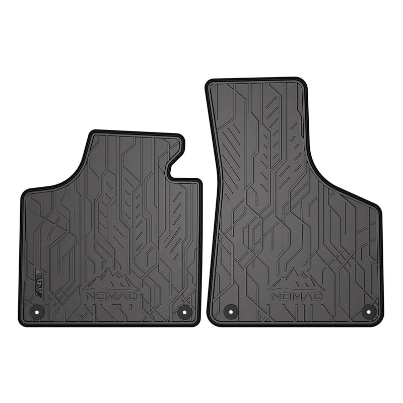 Tapis de sol pour Audi A3 8P HB RS3 Sportback 2003-2013 Caoutchouc Noir 2Pcs
