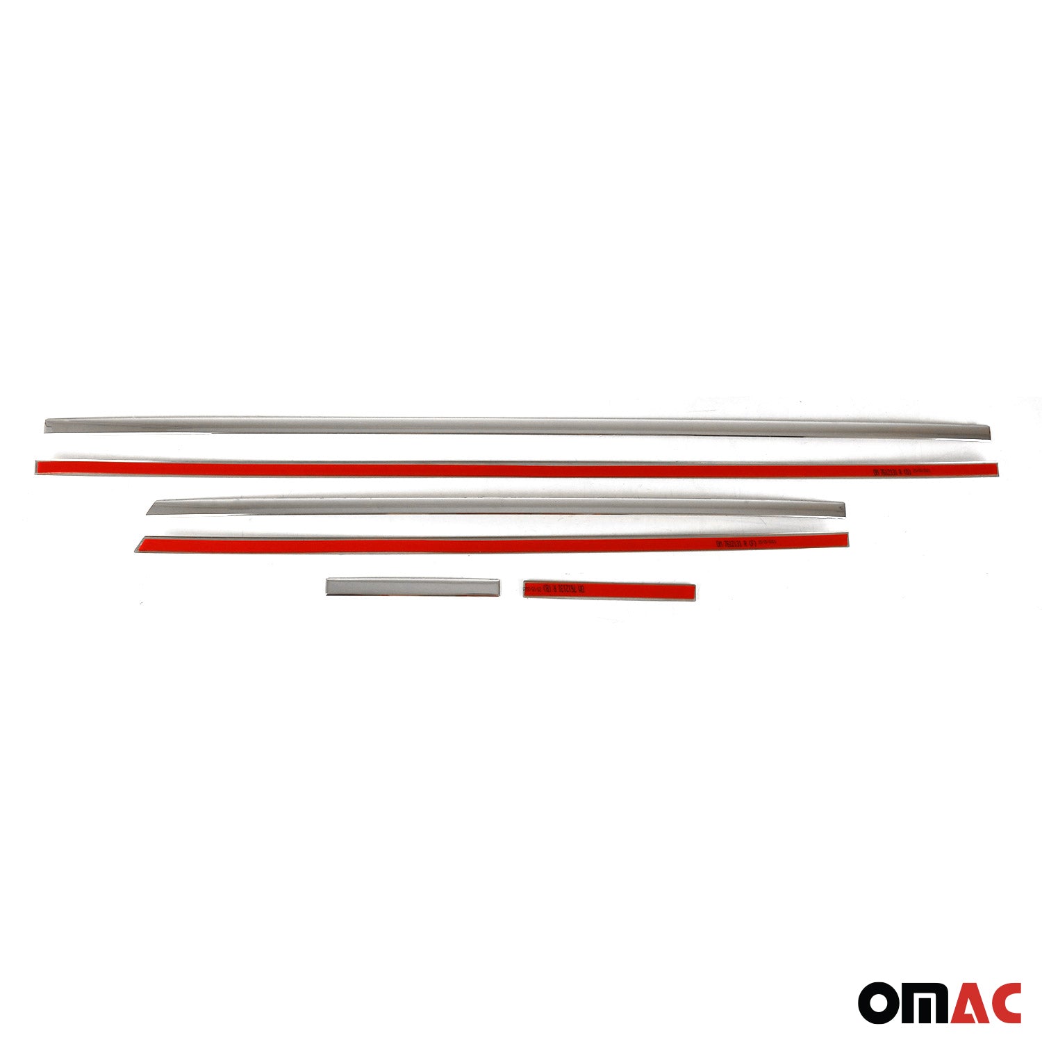 Garniture Baguette de porte latérale pour Volvo V90 2016-2025 en acier inox 6Pcs