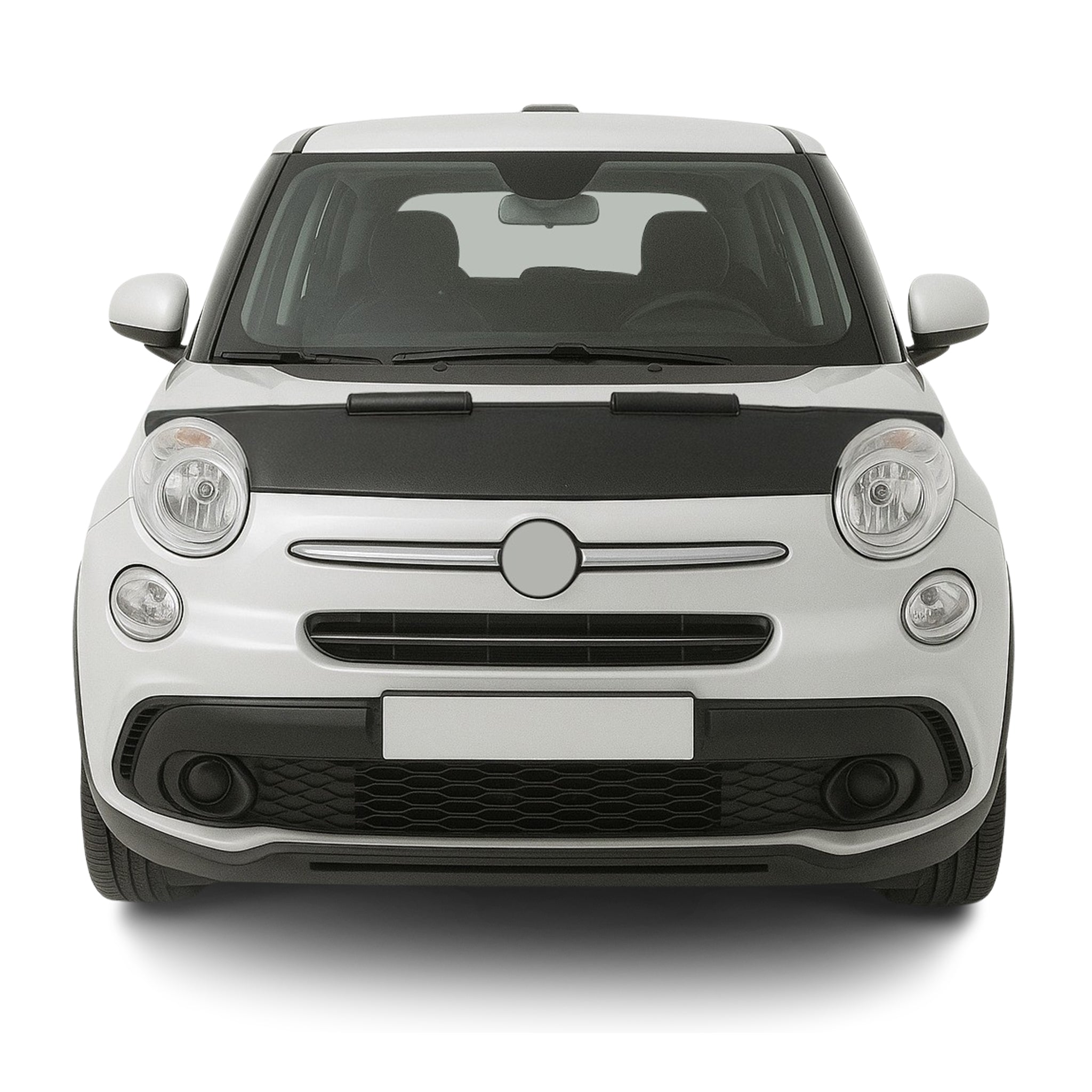 Protège Capot pour Fiat 500L 2013-2021 Masque de voiture vinyle Noir