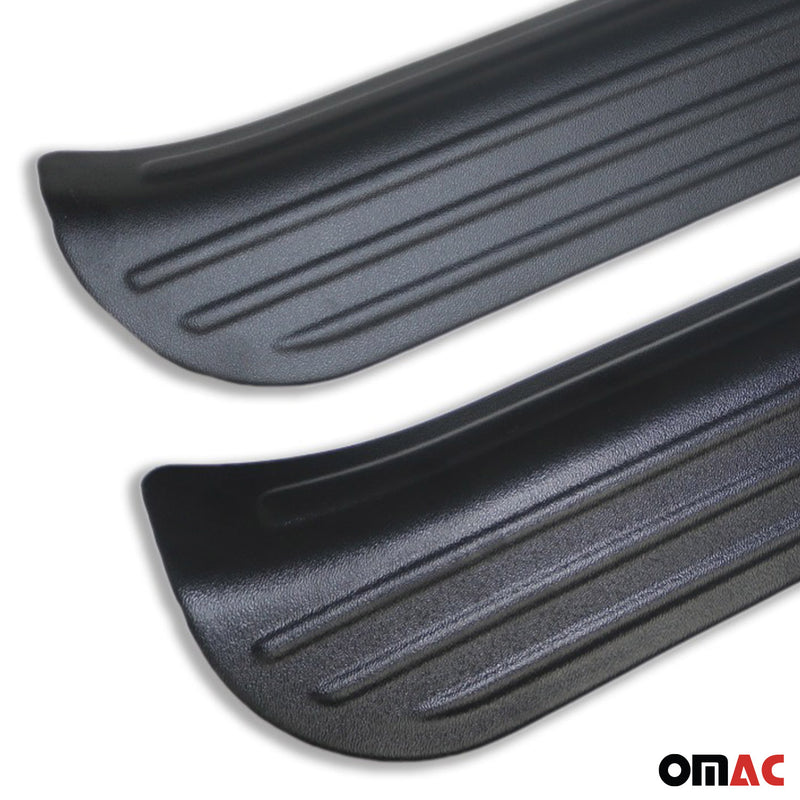 Couverture De Seuil De Porte pour VW T5 T6 2003-2025 ABS Noir 2 Pcs