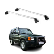 Barres de toit pour Land Rover Discovery 1996-2010 Gris Argenté 2 pièces ABE