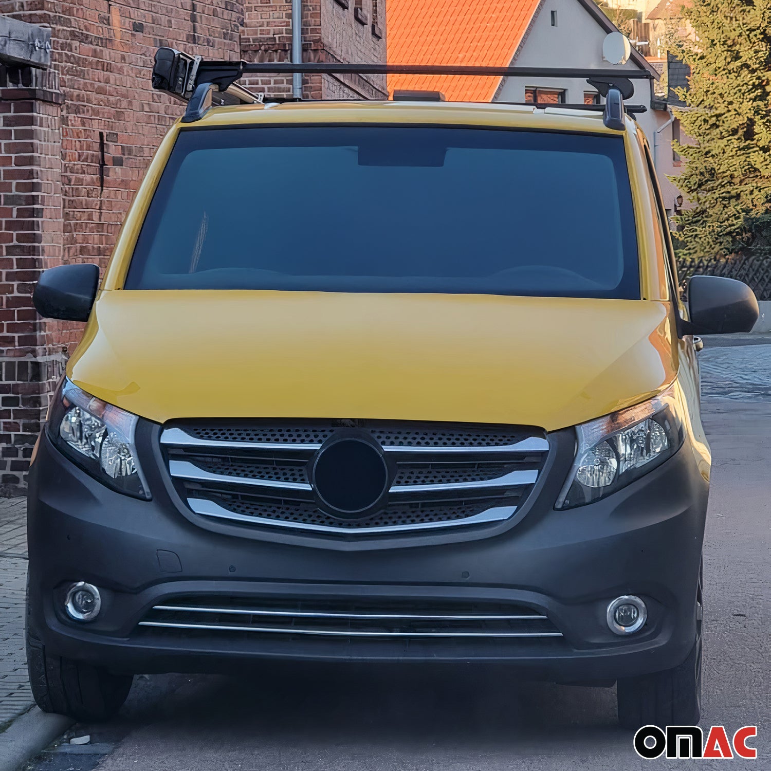 Moulure de Grille de Calandre pour Mercedes Vito W447 2014-2019 Acier 5Pcs