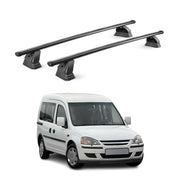 Barres de toit transversales acier pour Opel Combo C 2001-2012 TÜV 75 kg Noir 2x