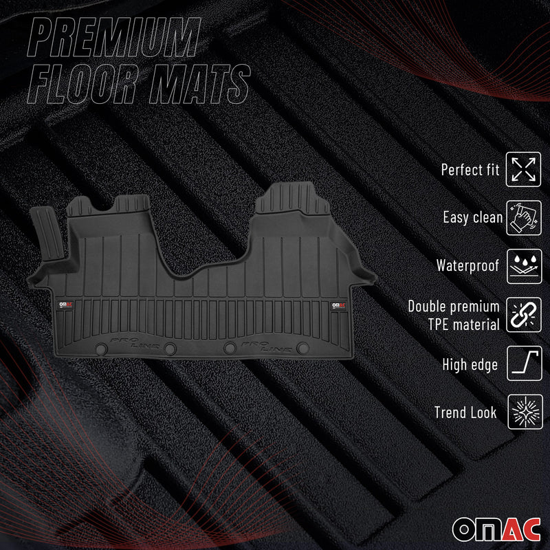 Tapis de Sol pour Renault Trafic 2014-2022 TPE Noir