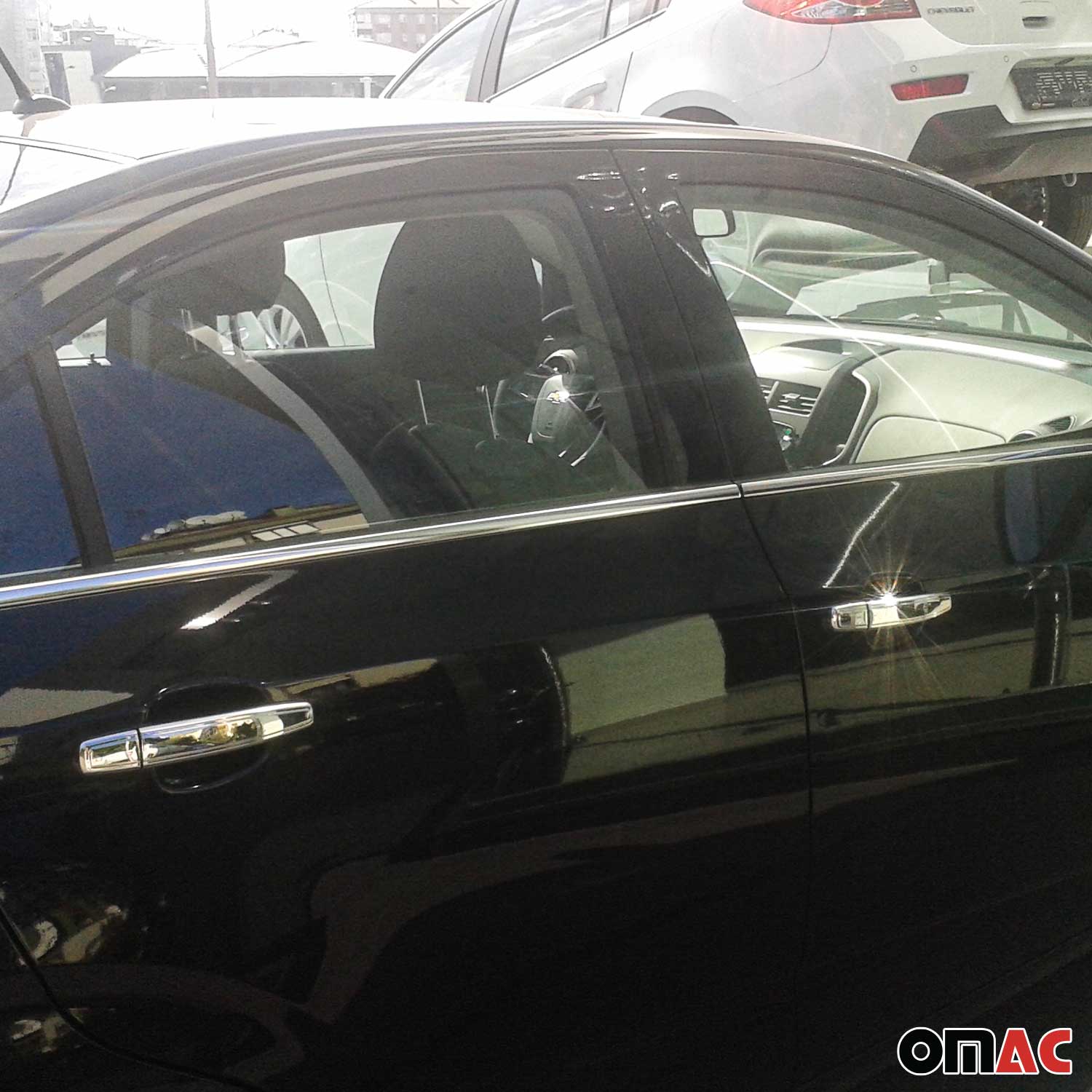 Couverture poignée de porte pour Opel Astra H 2004-2010 4 Portes Acier 8Pcs