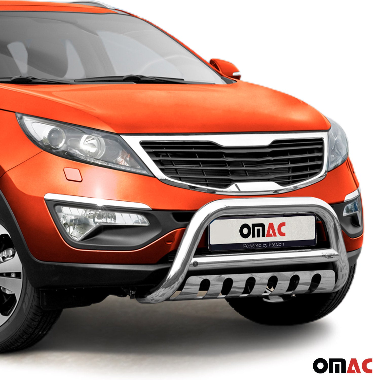 Pare-Buffle Avant Pour Kia Sportage 2010-2015 en Acier Inoxy Argent