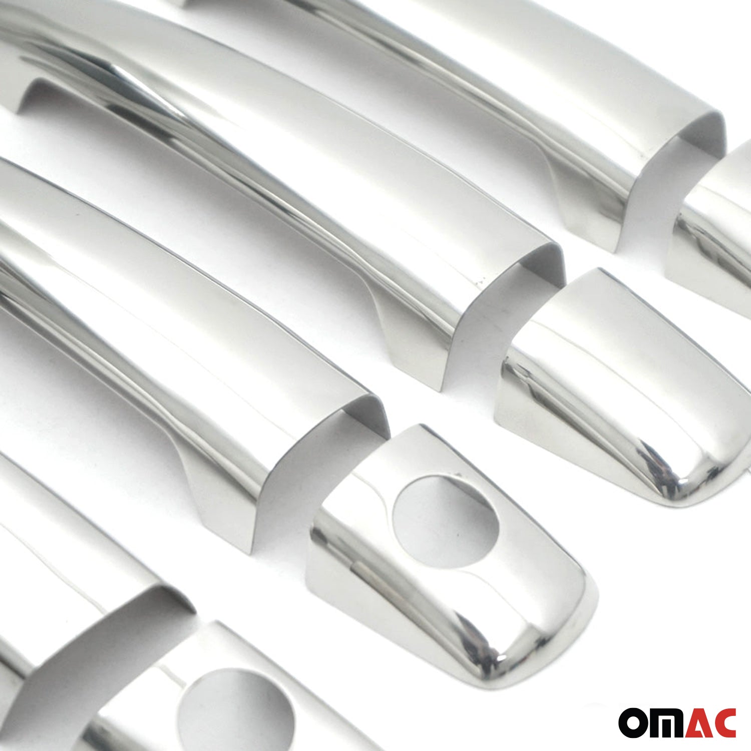 Couverture de poignée de porte pour Peugeot Partner 2015-2018 en Acier Inox 8Pcs