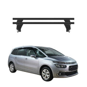 Menabo Barres de toit Transversales pour Citroen C4 Spacetourer 2018-2024 Noir