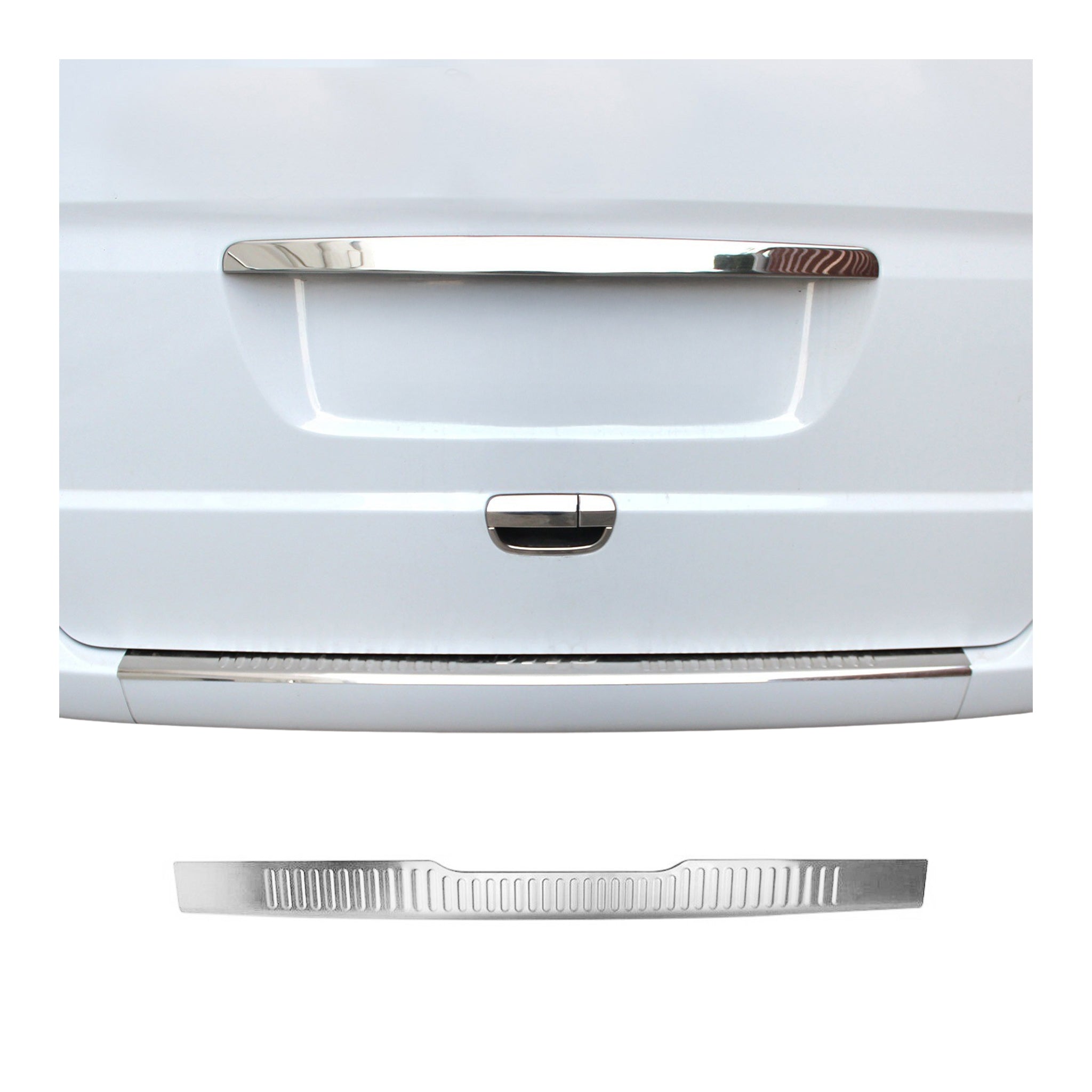 Protection de Pare-Chocs pour Mercedes Vito W639 2003-2014 Inox brossée