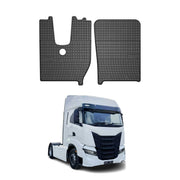 Tapis de Sol pour Iveco S-Way 2019-2026 Caoutchouc Noir