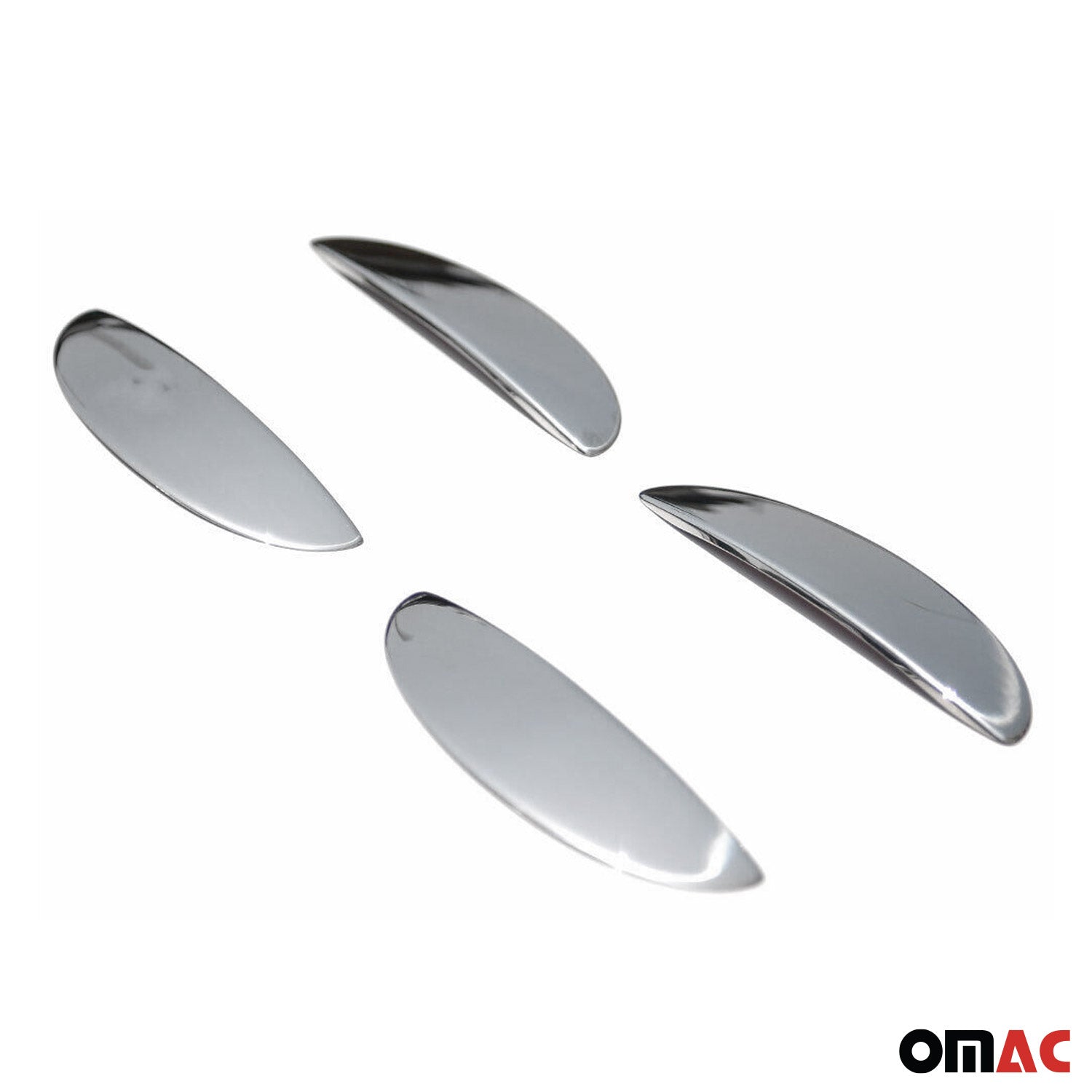 Couverture de poignée de porte pour Opel Corsa C 2000-2006 en Acier Inox 2Pcs