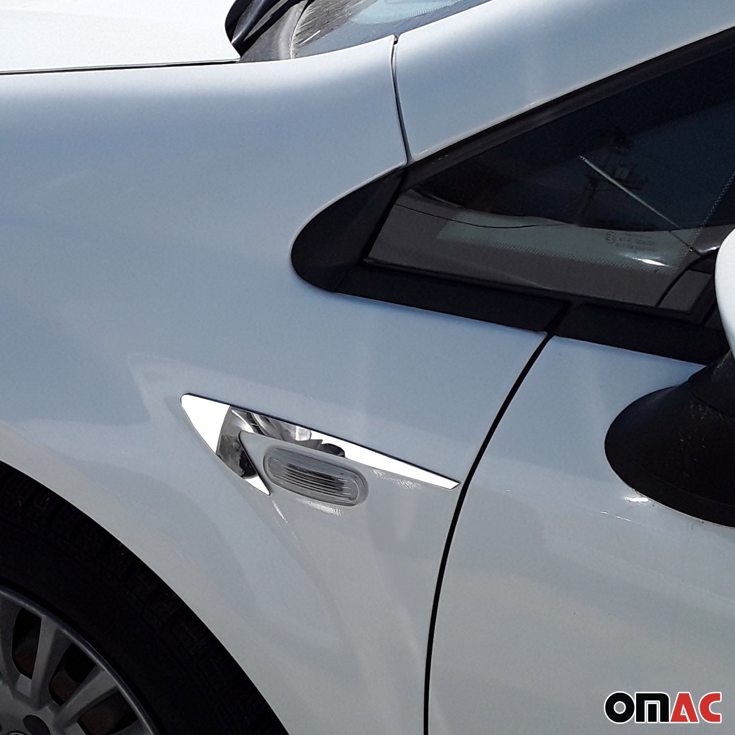 Bandes décoratives latérales chromées pour Togg T10X T10F 2023-2025 inox 2Pcs