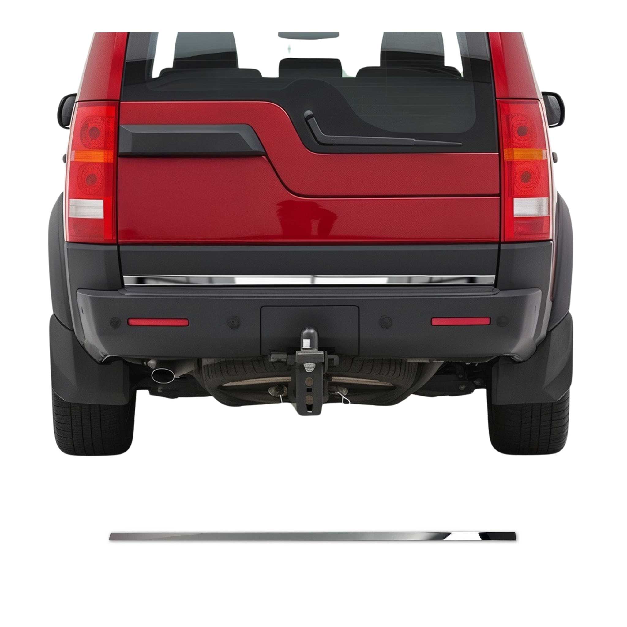 Garniture de Hayon Coffre pour Land Rover Discovery 2004-2009 acier inox