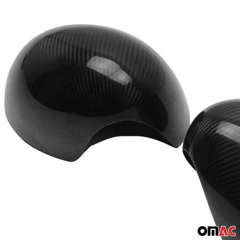 Coques de Rétroviseurs pour Mini Cooper F56 F56-S 2014-2025 en Carbone Noir