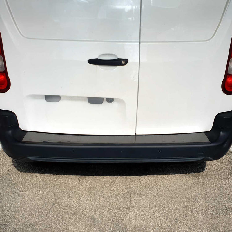 Protection Seuil de Pare-chocs Arriére pour Peugeot Partner 2019-25 Acier Dunkel