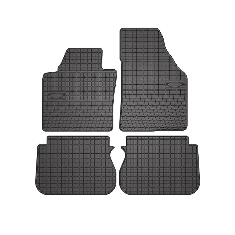 Tapis de Sol pour VW Caddy 2003-2020 Noir Caoutchouc