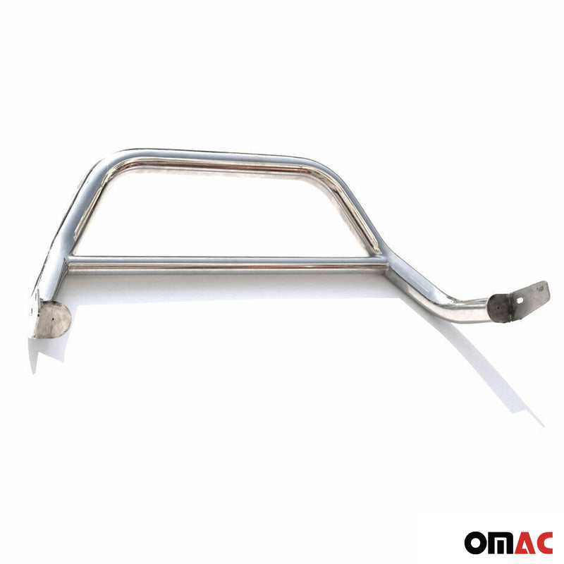 Pare-Buffle Avant Pour VW Amarok 2016-2020 Argent en Acier Inoxydable