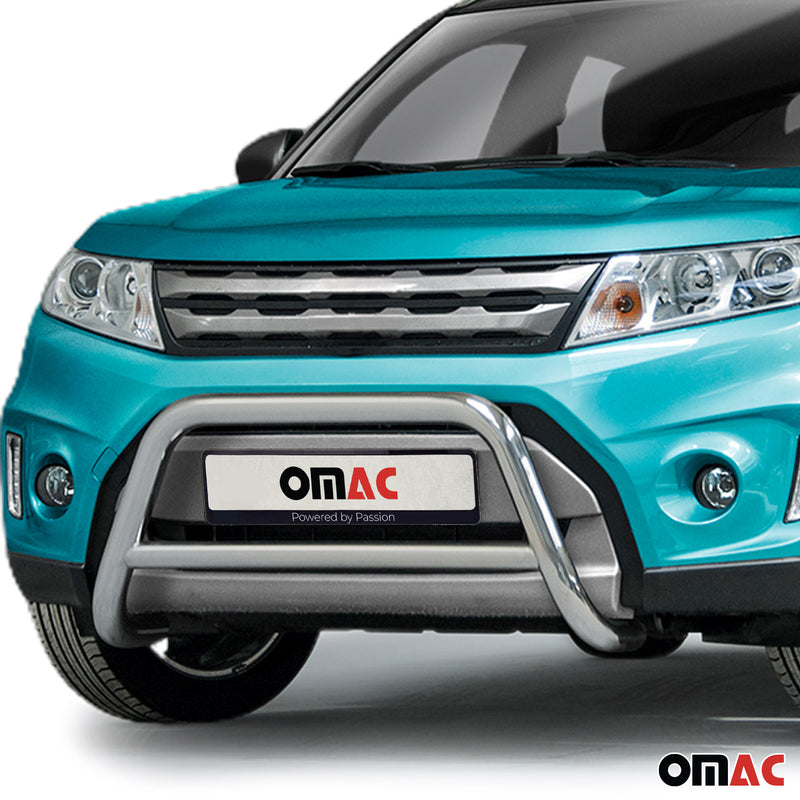 Pare-Buffle Avant Pour Suzuki Vitara 2015-2018 Acier Inoxydable Argent