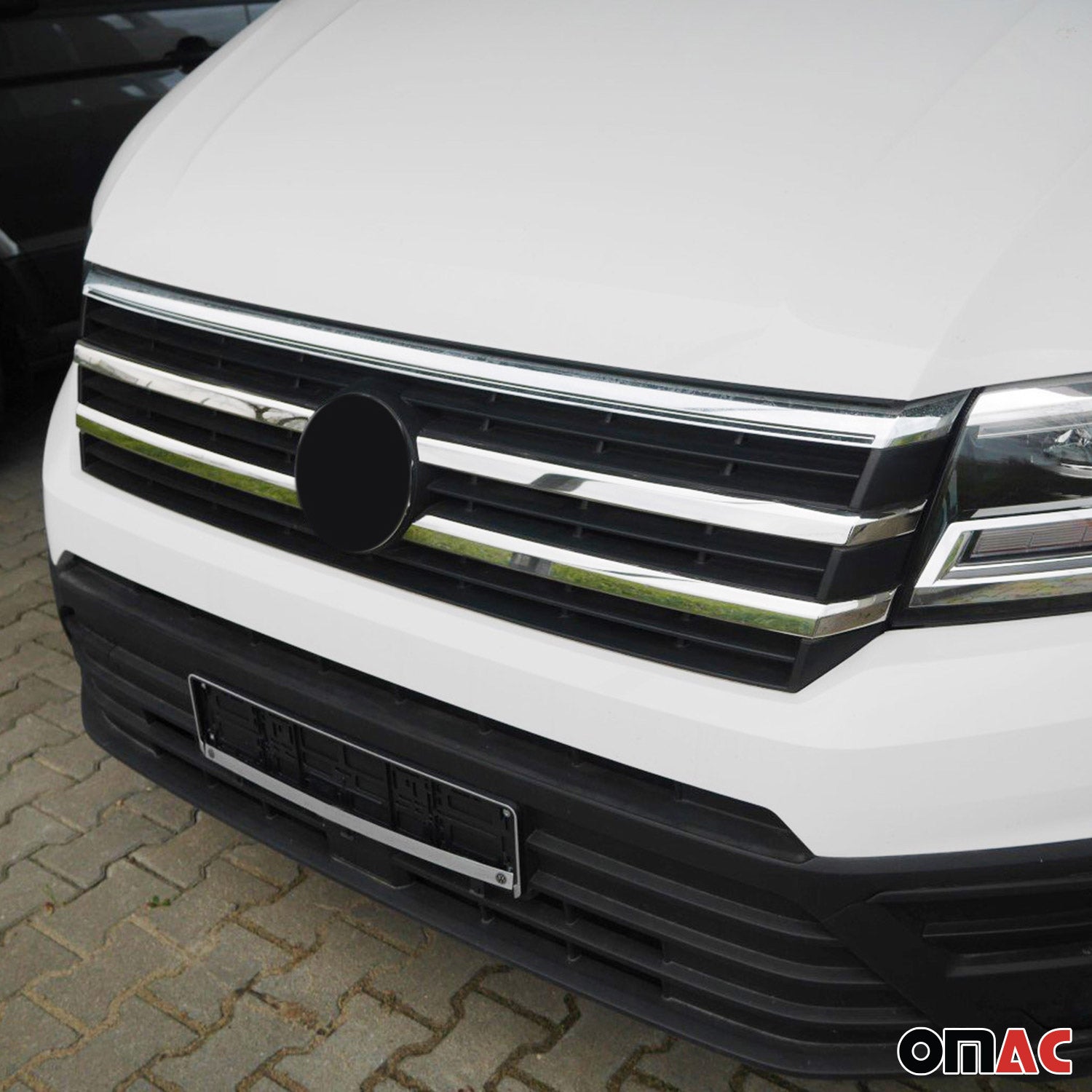 Moulure de Grille de Calandre pour VW Crafter 2017-2026 Chromé 4Pcs
