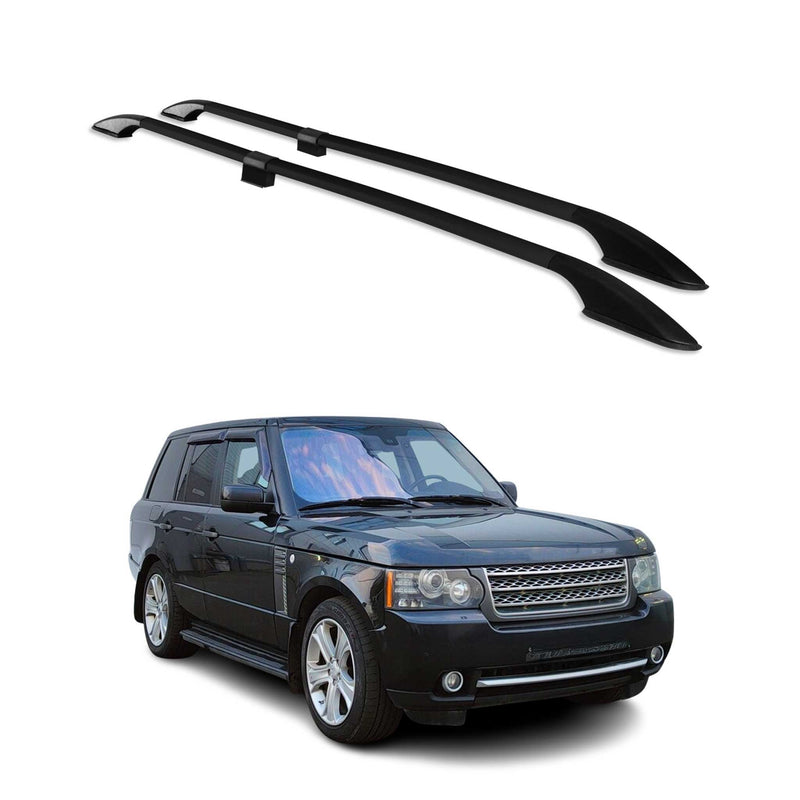 Barres de toit longitudinales pour Range Rover L322 2003-2012 Alu Noir