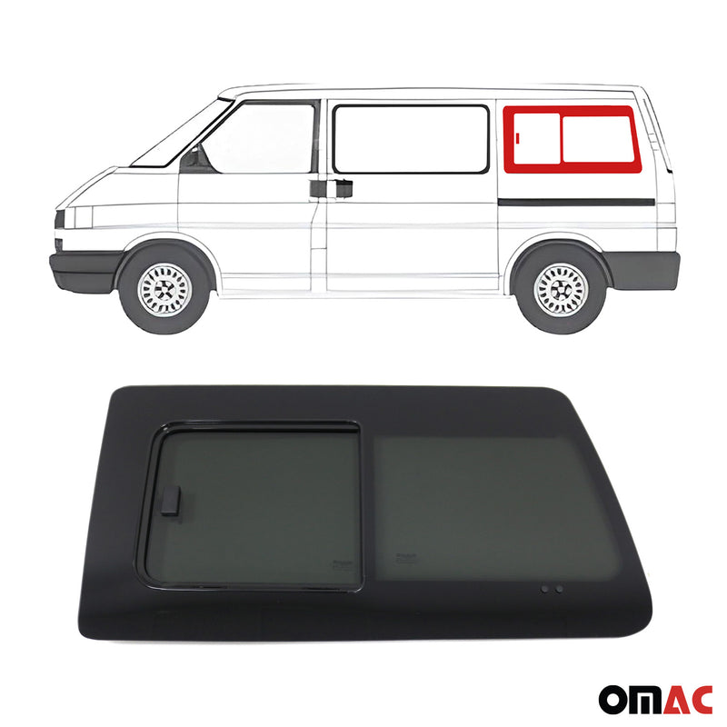 Vitre de Porte pour VW Transporter T4 1990-2003 L1 Arrière Gauche Coulissante