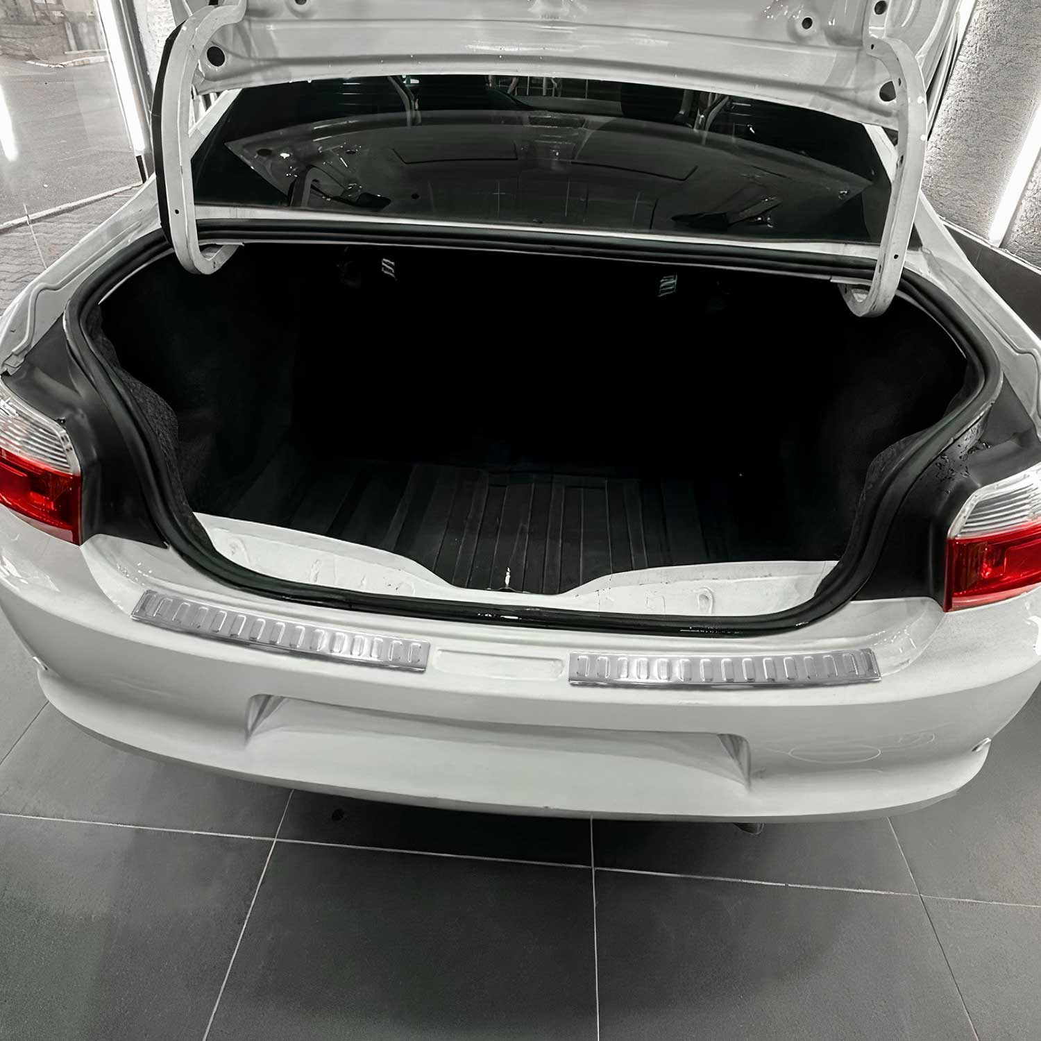 Protection de Pare-Chocs pour Citroën C-Elysée 2012-2022 Inox finition polie