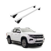 Barres de toit Transversales pour VW Amarok II 2023-2026 Acier Gris 2Pcs